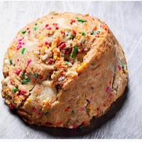 Cake Batter Funfetti Cookie* · Rainbow Sprinkles and White Chocolate
