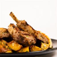 Grilled Lamb Chops · Grilled marinated four lamb chops.