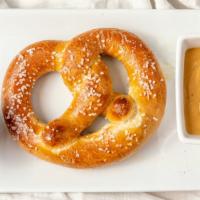 Wicked Twisted Pretzel · Bavarian pretzel || mustard || True West beer cheese