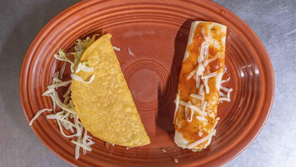 1 Burrito & 1 Taco  · 