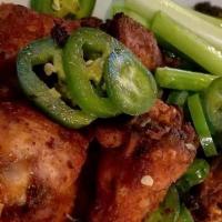 Jalapeño-Lime Wings · The perfect balance of zest and spice.