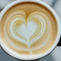 Cappuccino · An 8 oz beverage with a double espresso and equal parts steamed milk / rich milk foam.. Cont...