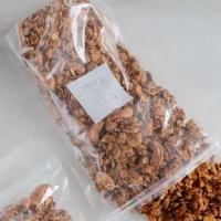 Granola 16 Oz · Our housemade granola is a delicious mix of whole grains, almonds, cashews and pumpkin seeds...