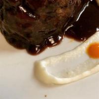 Filetto Di Manzo · Filet mignon in a mixed berry and red wine sauce