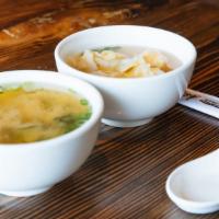 Wonton Noodle Soup · Chicken broth green vegetable egg noodle you may substitute your favorite noodle choice thin...
