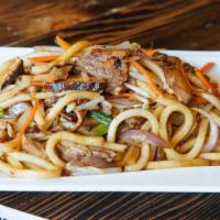 U Don Noodle · Japanese wheat-flour noodles, shiitake mushroom, bean sprout, Napa, scallion, carrot, savory...