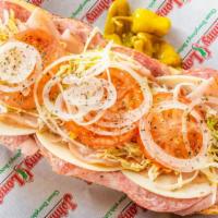 Italian · Provolone, Genoa salami, peppered ham and capicola.