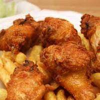  Wing Dings Combo · 6 piece with fries