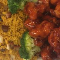 General Tso’S Chicken 左仲鸡 · Hot and spicy.