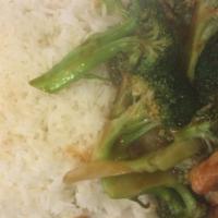 Shrimp With Broccoli 介兰虾 · 