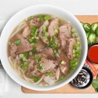 Vietnamese Pho Bowl · Gluten free. Brisket, beef broth, rice noodles.