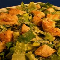 Chicken Caesar Salad With Fountain Drink · Fresh chicken, romaine lettuce, and parmesan cheese. Served with 20 oz fountain drink. 1045 ...