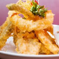 Shrimp Tempura · Lightly fried shrimp & vegetables.