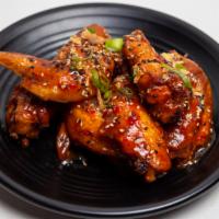 Neighborhood Chicken Wings · Choice of Seasoning: Lemon Pepper, Ginger Scallion, Sweet BBQ, Hot Chili Lime, Korean, Salt ...