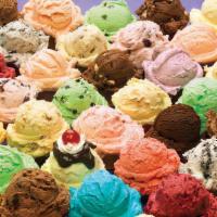 Ice Cream Party For 4 · One Half gallon of hand packed Ice Cream One pint of topping, and Jimmies. Ask for Cups and ...