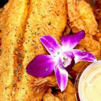 Fish & Shrimp Platter · 4 jumbo shrimp and fried Swai fish served with fries