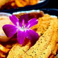 Fish Basket · Fried swai fish served with fries