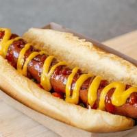 4Th Of July · All-beef hot dog topped with ketchup, mustard & relish on a toasted bun