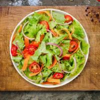 Garden Of Eden Salad · Mixed greens, tomato, onion, cucumber, olives, and avocado tossed with your choice of dressi...