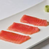 Maguro Sashimi* · tuna, 3 pieces per order,
*Served raw or undercooked, or contains (or may contain) raw or un...