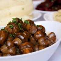 Sauteed Mushrooms · Madeira, roasted garlic and herbs