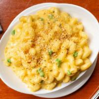Mac 'N Cheese · Vermont cheddar & peas.