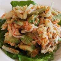 Avocado Salad · Avocado, crabmeat, tobiko and cucumber.