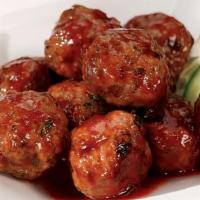 Ma' The Meatloaf Bang-Bang Bites · Specialty meatloaf bites lightly coated, deep-fried, and tossed in choice of sauce.