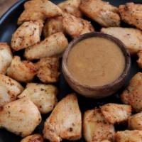 Mike’S Famous Dipping Grilled Chicken Bites · All white meat chicken, grilled, & served with choice of dipping sauce.