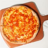 Grandma'S Pie · Mozzarella on the bottom  our famous tomato sauce on top.