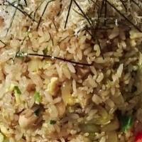 Yaki Meshi · Japanese fried rice with chicken, egg, & in-season vegetables