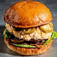 Satellite Smash Burger  · Two 4 ounce Creekstone Farms Grass Fed 100% Black Angus Beef Patties, Pimento Cheese, Smoked...