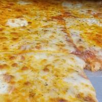 Cheese Pie · Fresh Mozzarella – Parmesan Cheese and Shredded Mozzarella
