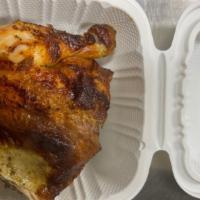 1/4 Only 1 Hot & 1 Mild Sauce Included White Or Dark Meats) · Charbroiled chicken cooked with natural herbs seasoned.