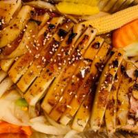 Bbq Squid · Grilled  squid served in teriyaki sauce.