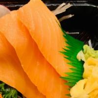 Smoked Salmon · Choice of either 2 pieces of sushi or three pieces of sashimi. ray-finned fish. prepared and...