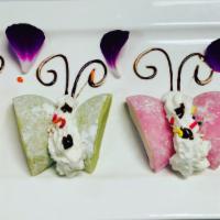 Mochi Ice Cream (2Pcs) · Mango green tea stawberry or vanilla flavor. 1 order 2 pieces choose what flavor with your o...