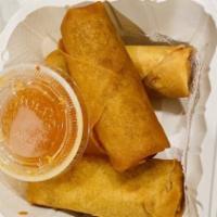 Veggie Spring Roll · Most popular. Cabbage and mushroom rolled in a cellophane noodle, deep-fried and served with...