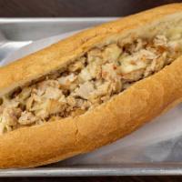 Chicken Cheesesteak · With melted American cheese.