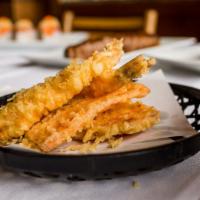 Tempura · Shrimp and vegetable tempura.