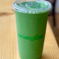 Hangover · Freshly squeezed apple juice base, blended with spinach, avocado, banana, coconut oil, ginge...