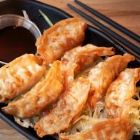 Deep-Fried Pork Gyoza · Served with house dipping sauce.