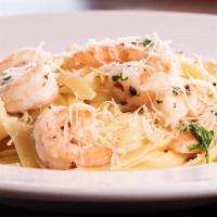 Shrimp Diavolo · A simple, traditional Italian dish of shrimp sautéed in a white wine sauce, then tossed with...