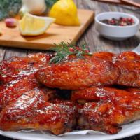 Frank'S Hot Wings · Perfect party wings with mouthwatering hot sauce. Comes with celery and bleu cheese.