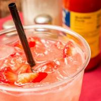Fresh Squeezed Strawberry Lemonade · Fresh squeezed all-natural Strawberry Lemonade with Real Fruit