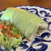 Southwest Burrito  · Filled with grilled chicken, black beans, pico de gallo, grilled corn, cilantro lime rice, t...