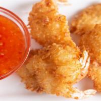 Coconut Shrimp · (10 pk with Thai dipping sauce) Shrimp hand breaded in a flavorful, coconut coating, leaving...