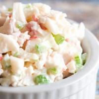 Crab Salad · (Gluten Free) This wonderful blend of sweet Snow and Jonah crab tossed in a perfectly season...