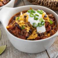 Beef Short Rib Chili · (Gluten Free) A mild scratch made chili with our perfectly seasoned beef short rib.