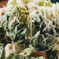 Caesar Salad · Fresh crisp Romaine , shredded parmesan, croutons with house made dressing